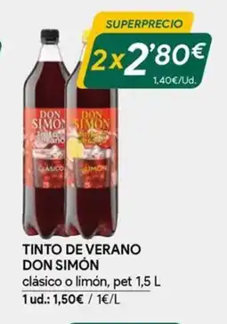 Masymas DON SIMÓN Tinto de verano oferta