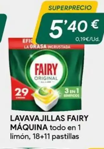 Masymas FAIRY Lavavajillas máquina oferta