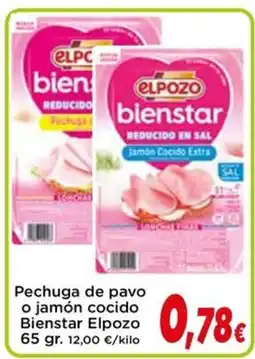 Proxi ElPOZO Pechuga de pavo o jamón cocido Bienstar oferta