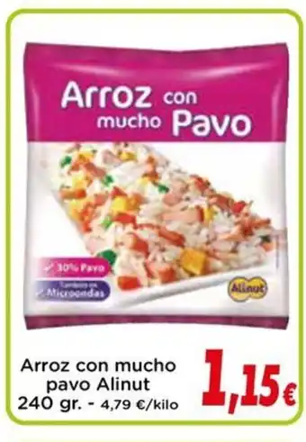 Proxi ALINUT Arroz con mucho pavo oferta