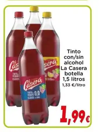 Proxi LA CASERA Tinto con/sin alcohol oferta