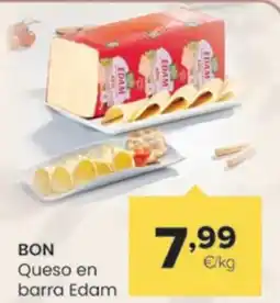 Autoservicios Familia BON Queso en barra Edam oferta