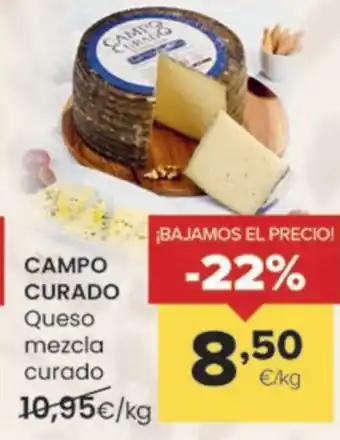 Autoservicios Familia CAMPO CURADO Queso mezcla curado oferta