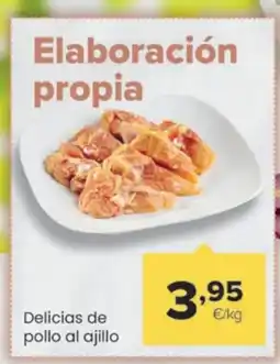 Autoservicios Familia Delicias de pollo al ajillo oferta