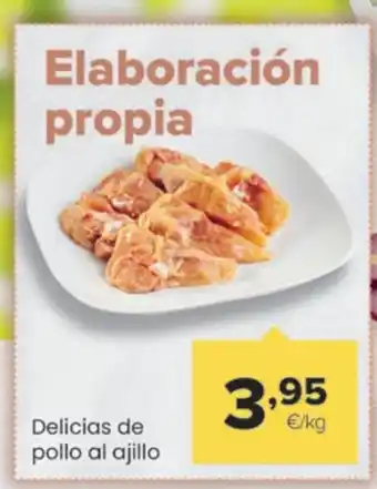 Autoservicios Familia Delicias de pollo al ajillo oferta