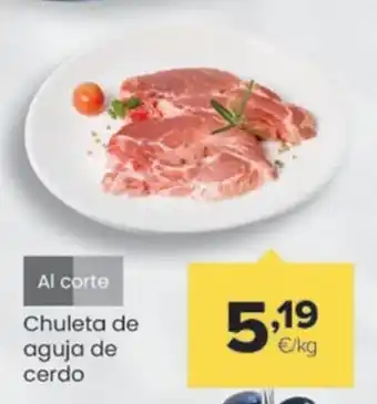 Autoservicios Familia Chuleta de aguja de cerdo oferta