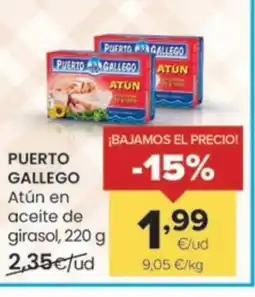 Autoservicios Familia PUERTO GALLEGO Atún en aceite de girasol oferta
