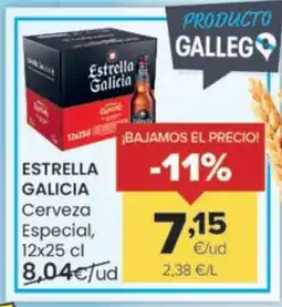 Autoservicios Familia ESTRELLA GALICIA Cerveza Especial oferta