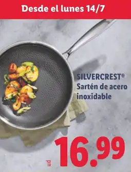 Lidl SILVERCREST Sartén de acero inoxidable oferta