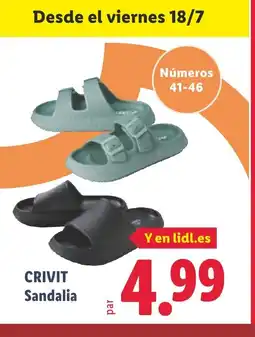 Lidl CRIVIT Sandalia oferta