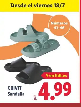 Lidl CRIVIT Sandalia oferta