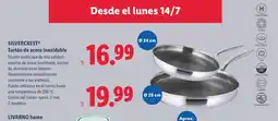 Lidl SILVERCREST Sartén de acero inoxidable oferta