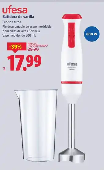Lidl UFESA Batidora oferta