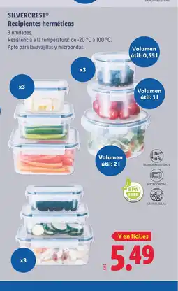 Lidl SILVERCREST Recipientes herméticos oferta