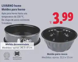 Lidl LIVARNO home Moldes para horno oferta