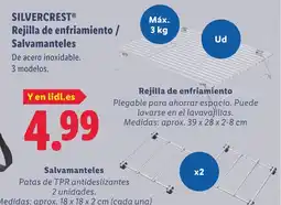 Lidl SILVERCREST Rejilla de enfriamiento / Salvamanteles oferta