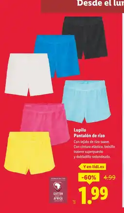 Lidl LUPILU Pantalón de rizo oferta