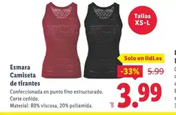 Lidl ESMARA Camiseta de tirantes oferta
