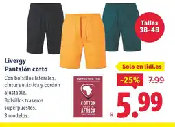 Lidl LIVERGY Pantalón corto oferta