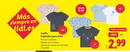 Lidl LUPILU Camisetas para bebé oferta