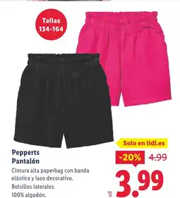 Lidl PEPPERTS Pantalón oferta