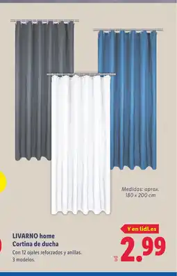 Lidl LIVARNO home Cortina de ducha oferta