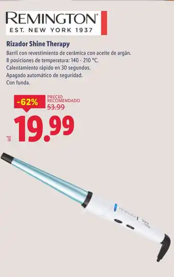 Lidl REMINGTON Rizador Shine Therapy oferta