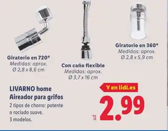 Lidl LIVARNO home Aireador para grifos oferta
