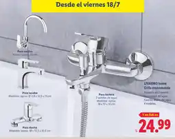 Lidl LIVARNO home Grifo monomando oferta