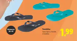 Lidl Sandalias oferta