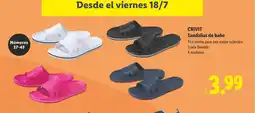 Lidl CRIVIT Sandalias de baño oferta