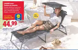 Lidl LIVARNO home Tumbona de aluminio oferta