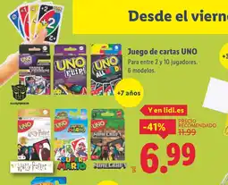 Lidl Juego de cartas oferta