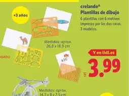 Lidl Plantillas de dibujo oferta