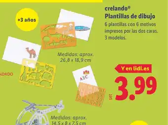 Lidl Plantillas de dibujo oferta