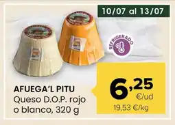Autoservicios Familia AFUEGA'L PITU Queso D.O.P. rojo o blanco oferta