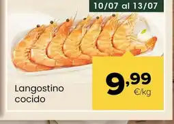 Autoservicios Familia Langostino cocido oferta