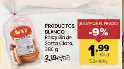Autoservicios Familia PRODUCTOS BLANCO Rosquilla de Santa Clara oferta