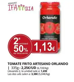 Supermercados MAS ORLANDO Tomate frito artesano oferta