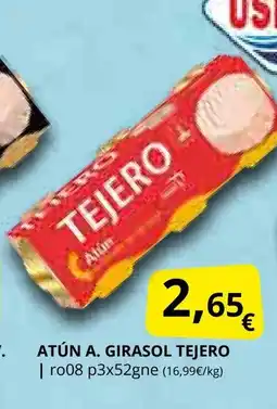 Supermercados MAS TEJERO Atún a. girasol oferta