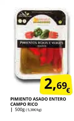 Supermercados MAS Pimiento asado entero oferta