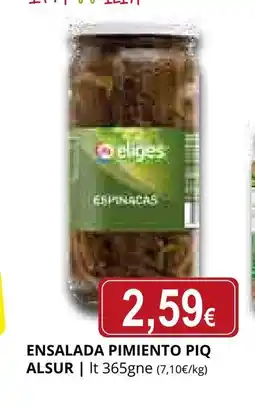 Supermercados MAS ALSUR Ensalada pimiento piq oferta