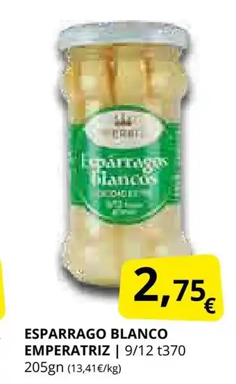 Supermercados MAS Esparrago blanco emperatriz oferta