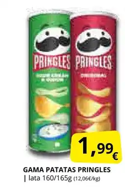 Supermercados MAS PRINGLES Gama patatas oferta
