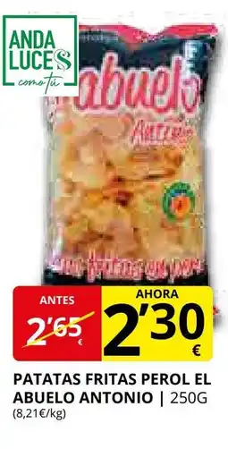 Supermercados MAS EL ABUELO Patatas fritas perol oferta