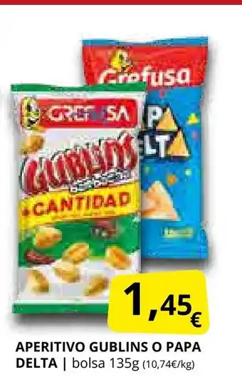 Supermercados MAS Aperitivo gublins o papa delta oferta
