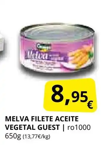 Supermercados MAS Melva filete aceite vegetal guest oferta