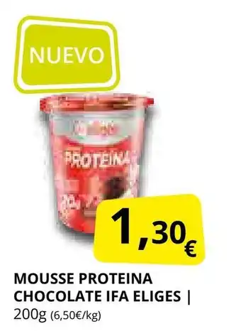 Supermercados MAS IFA ELIGES Mousse proteina chocolate oferta