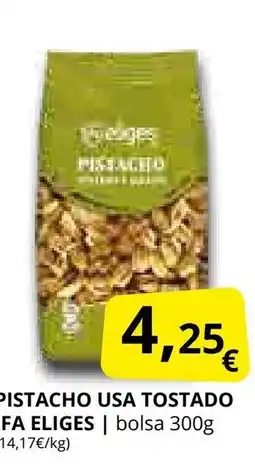 Supermercados MAS IFA ELIGES Pistacho usa tostado oferta