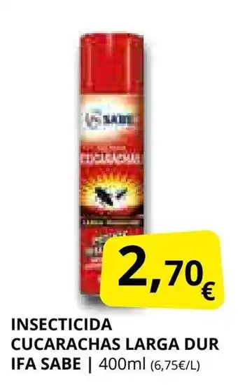 Supermercados MAS IFA SABE Cucarachas larga dur oferta